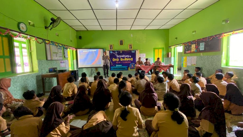 SDN 1 Tlobong berkomitmen dalam melakukan pencegahan maupun penindakan bullying dilingkungan sekolah